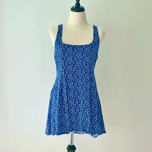 *RARE* UO Blue Floral Mini Dress Size S